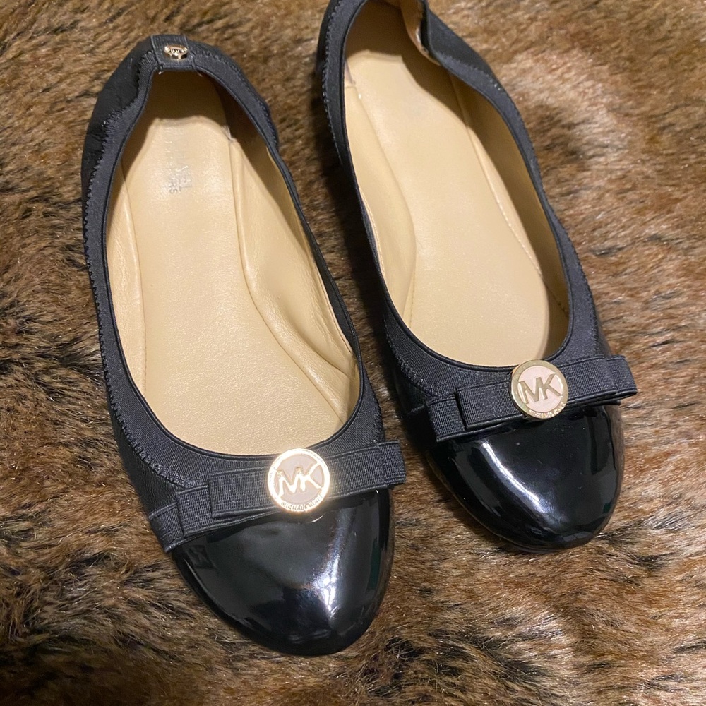 Michael Kors Black Ballerina Flats